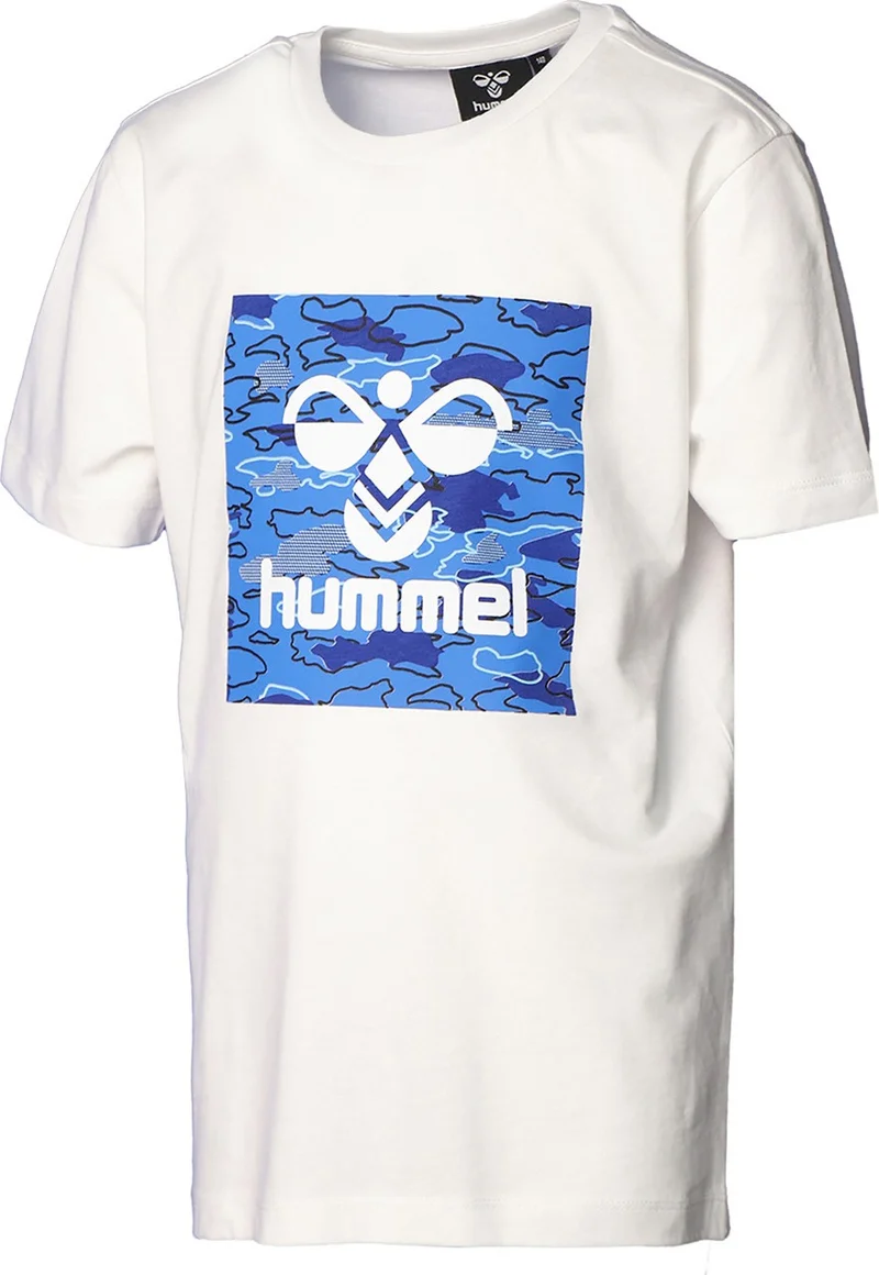 Hummel Printed Off-White Boy's T-Shirt 911646-9003 Hmladams T-Shirt S/s