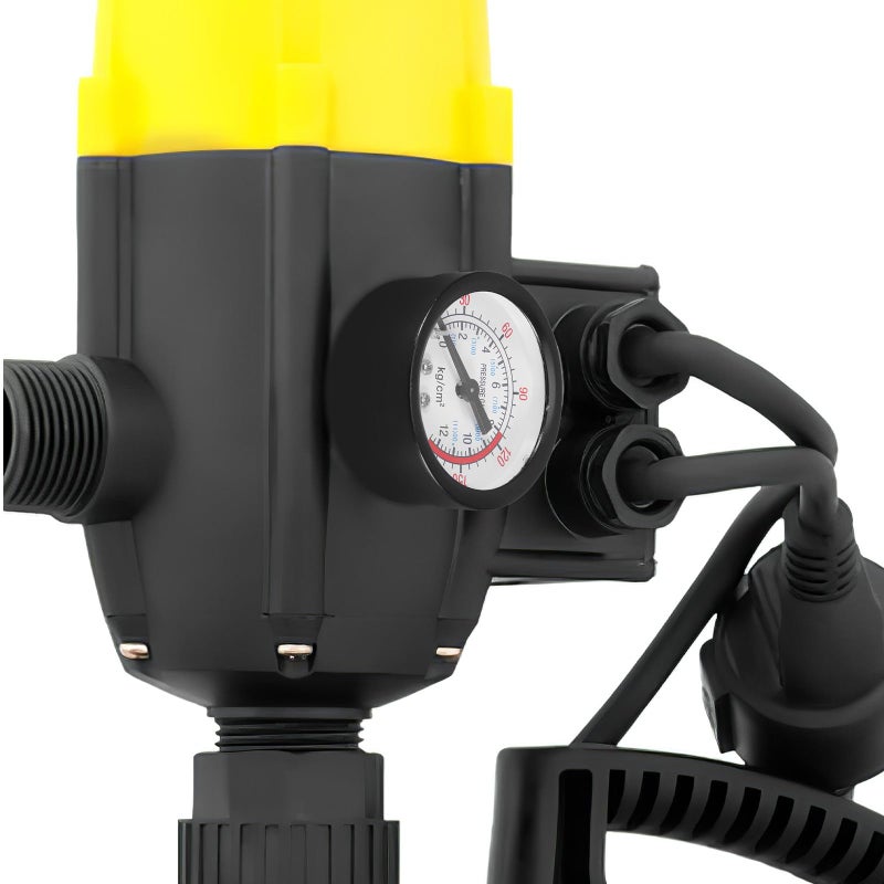 Industrial Air Compressor Pressure Gauge 0 12kg Waterproof High Accuracy with Back Mount for Pneumatic Tools Workshop - Image 5