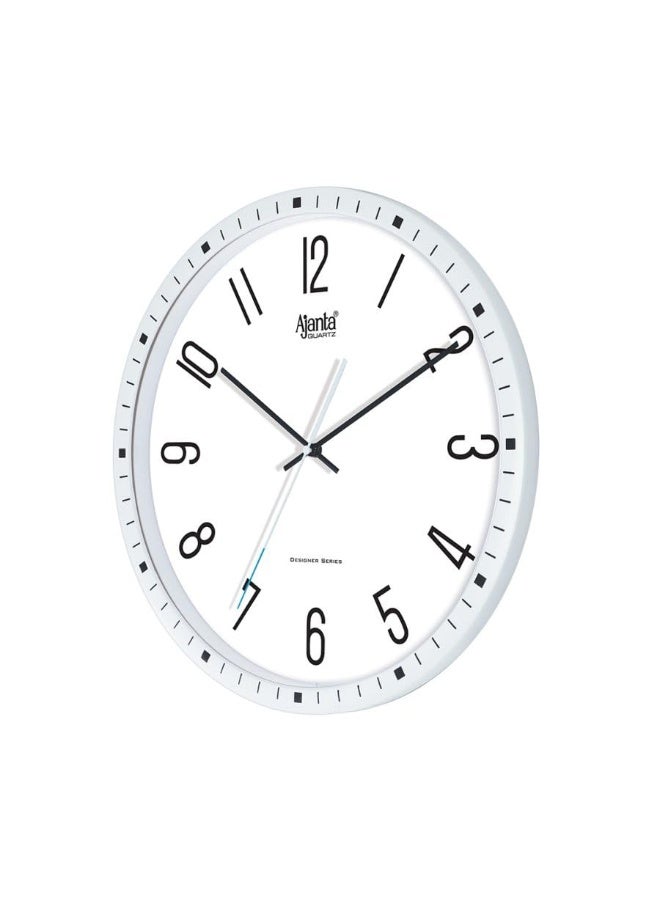 Ajanta ساعة حائط مصممة أجانتا - 6087 - أبيض - Image 1