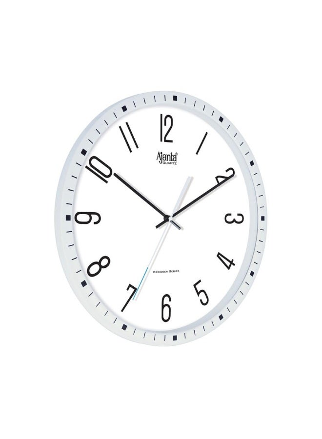 Ajanta ساعة حائط مصممة أجانتا - 6087 - أبيض - Image 5