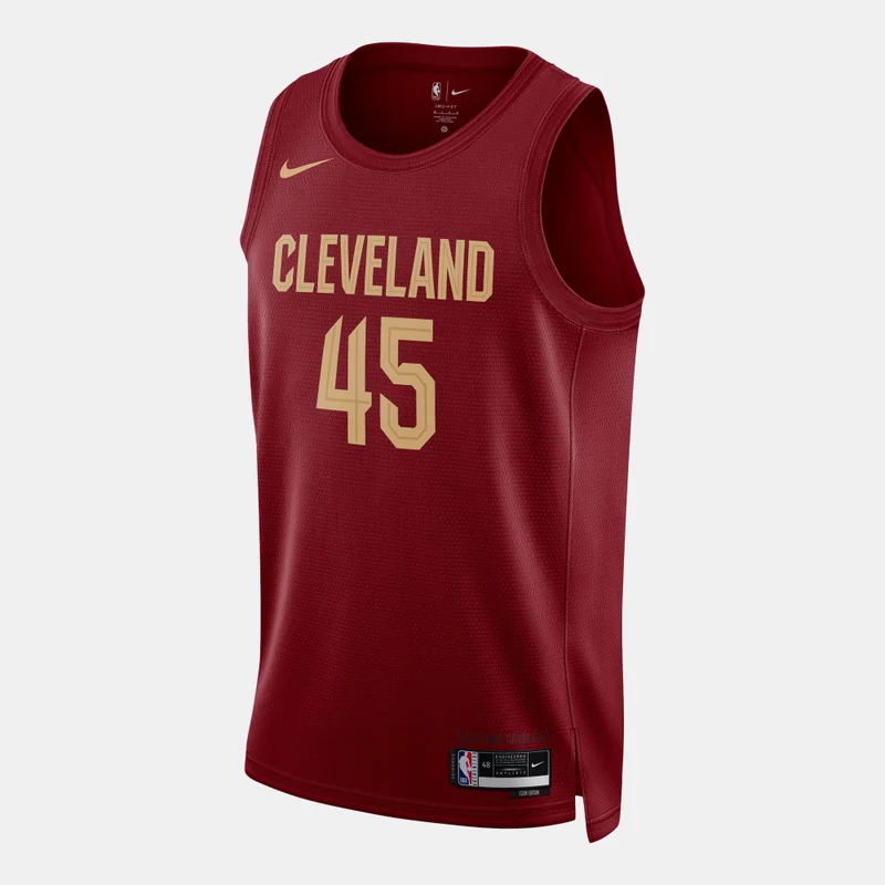 Nike Red Men's NBA 22/23 Cleveland Cavaliers Icon Edition Swingman Basketball Jersey for Men | Best Price UAE