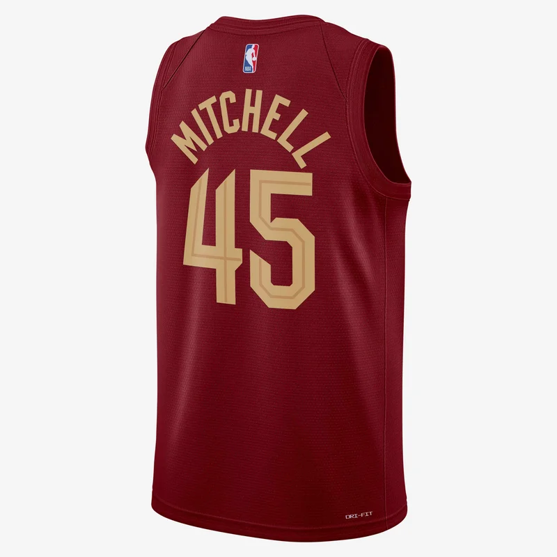 Nike Red Men's NBA 22/23 Cleveland Cavaliers Icon Edition Swingman Basketball Jersey for Men | Best Price UAE