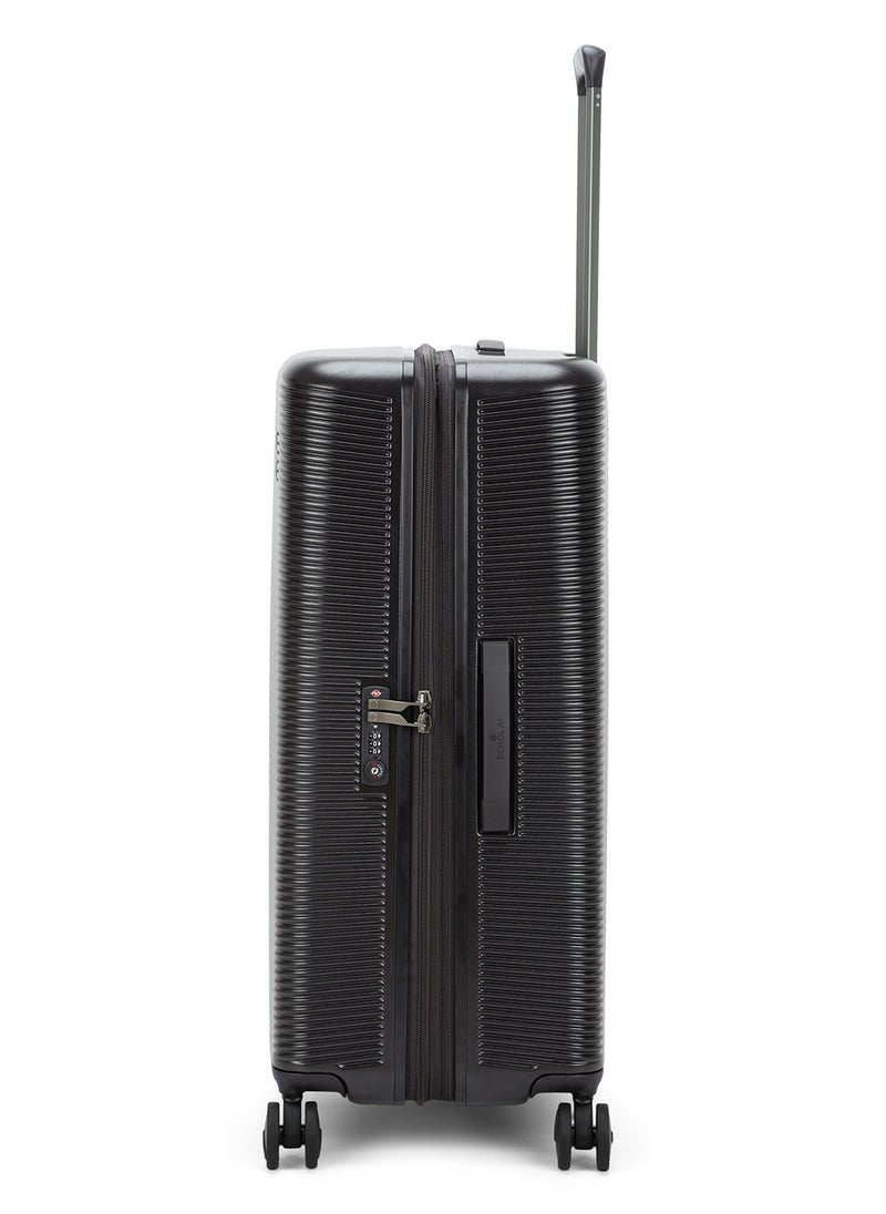 Echolac - Ultima 76 cm Checkin Lugggae Trolley - Dark Chocolate - Image 1