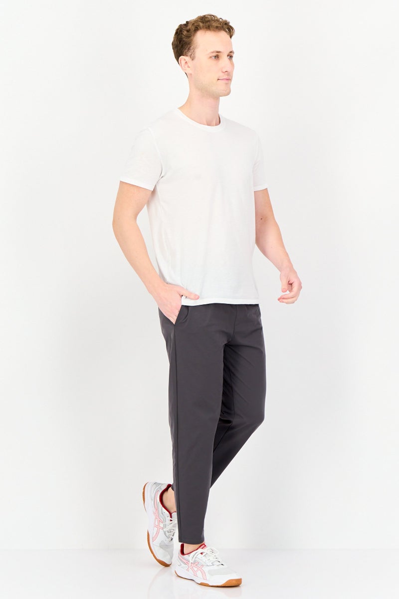 RBX Men Sportswear Fit Outdoor Track Pants, Dark Grey  - Image 4