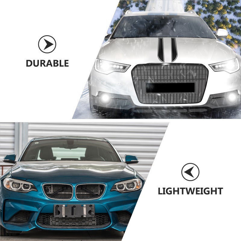 🚗 ملصقات سيارة عامة لتغطية الخدوش تصميم بسيط لون أسود مقاس 131 في 24 سنتيمتر مجموعة واحدة - Image 4