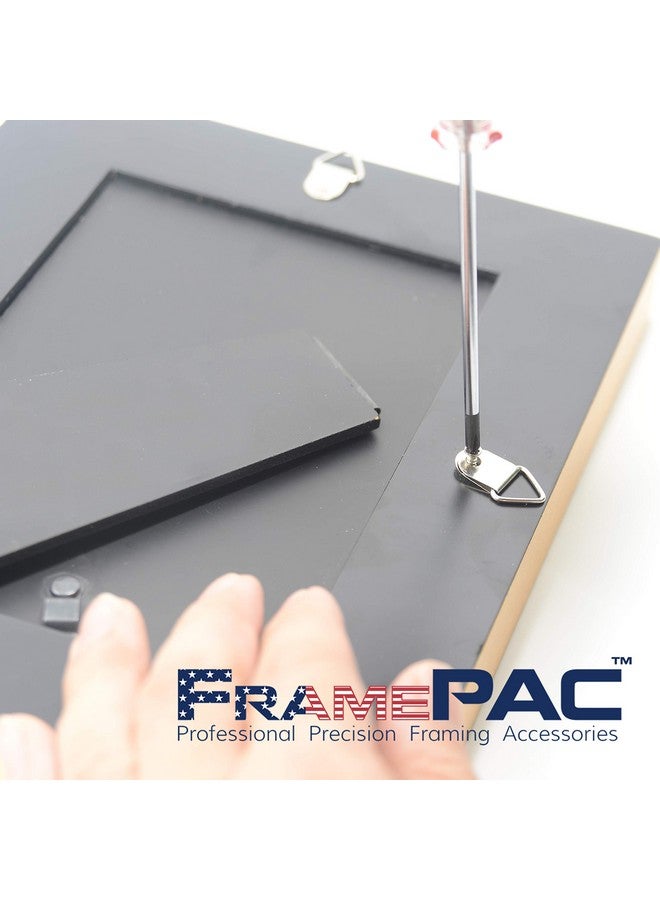 FramePac Small Triangle Picture Hangers With Screws [100 Pcs] (Aka Picture Hanging Hardware Picture Frame Hanger Picture Hanger Hooks Picture Hooks For Hanging) - Image 5