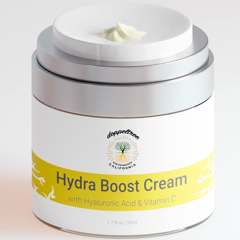 Doppeltree Face Moisturizer  Facial Cream  Anti Aging Day  Night Cream with Collagen  Anti Wrinkle Hydrating Lotion for Men and Women