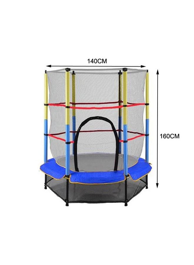 XIANGYU 5.5ft Trampoline Fitness Jump Indoor Children's Round Trampolines With Enclosure 140x140x160cm  - Image 5