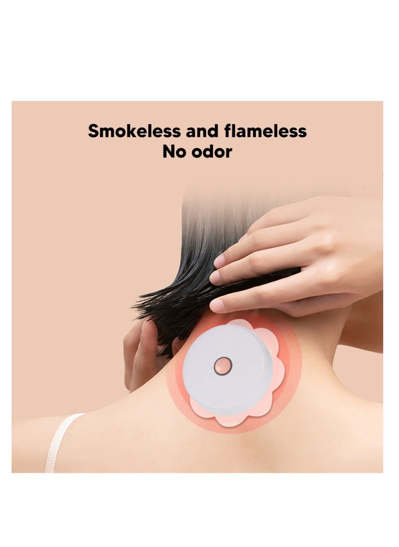 SYOSI - 20Pcs Heating Moxa Stickers, Moxibution Patches for Neck, Shoulder, Back, Waist, Hand, Feet, Joint Pain Reduce, Enhance Circulation, Used with Moxibustion Device - Image 1