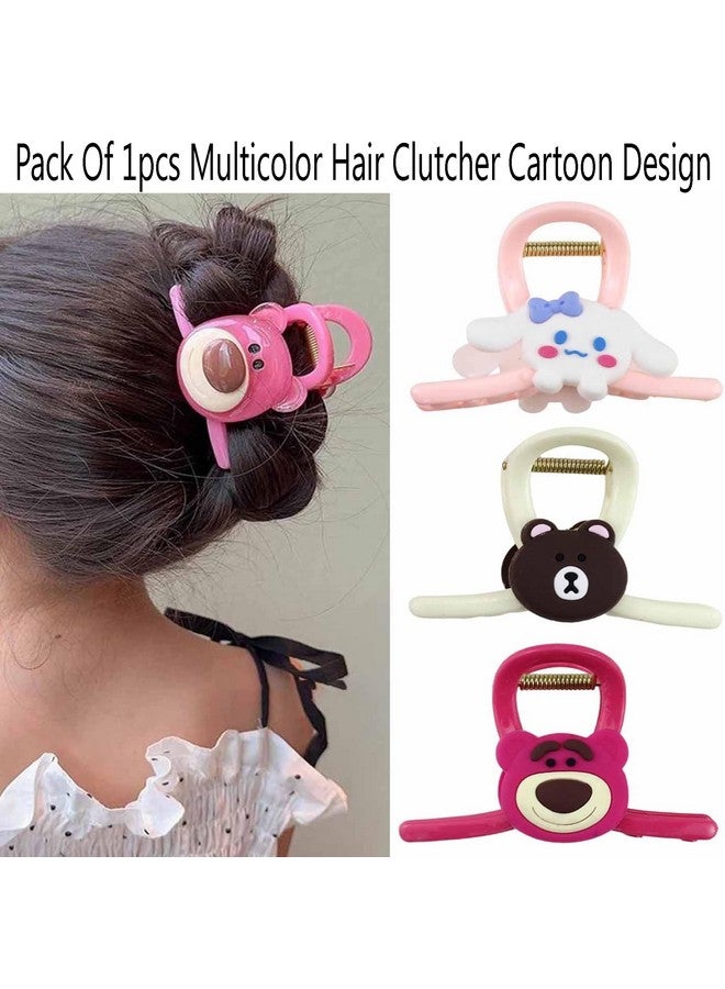 Shivarth Fancy Cute Cartoon Hair Clutcher Regular Size Cartoon Pattern Clip For Kids Girls Pack Of 1pcs - Image 4