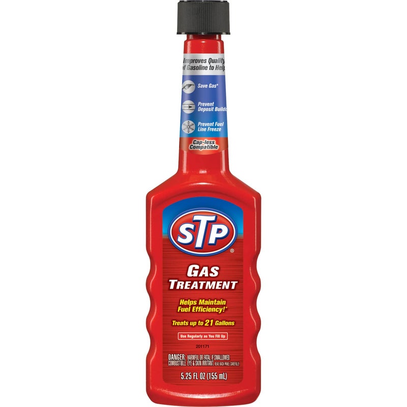 STP Gas Treatment Fuel Additive 525 fl oz Bottles 2 Pack Fuel Cleaner That Fights Deposit Buildup Prevents Fuel Line Freeze and Saves Gas