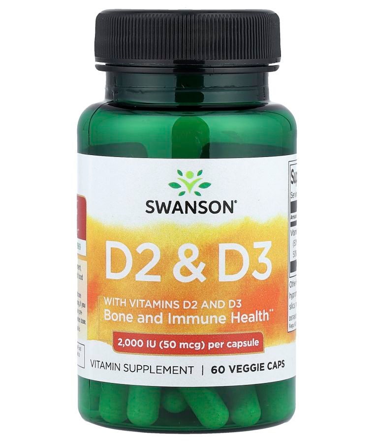 Vitamin D2 & D3 60 Veggie Caps