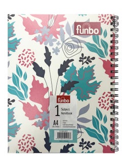 Funbo FUNBO - A4 Size, 80 Sheet Single subject notebook with PP cover  - Image 2