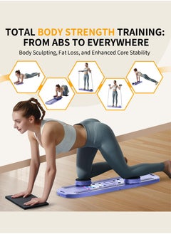 Jourvent Pilates Board 2025- Pilates Reformer Set, 8 in 1 Pilates Boards for Home Workout, Portable and Foldable Pilates Reformers Machine, Multifunctional Pilates Board  - Image 2