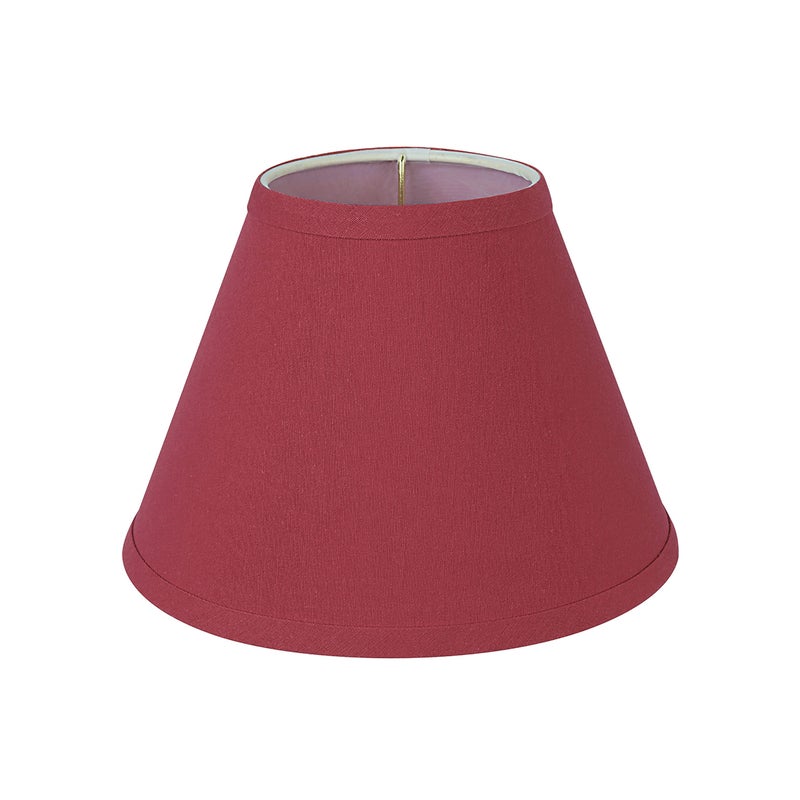 Aspen Creative 58879A Transitional Empire Shape Uno Construction Lamp Shade in Scarlet Red 6 Top x 12 Bottom x 9 Slant Height