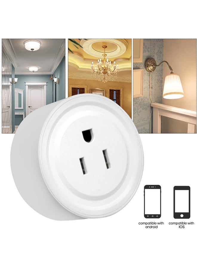 NIBEMINENT 1 -Piece Voice Control On/Off Button White 5.9x5.5x5.5cm - Image 5