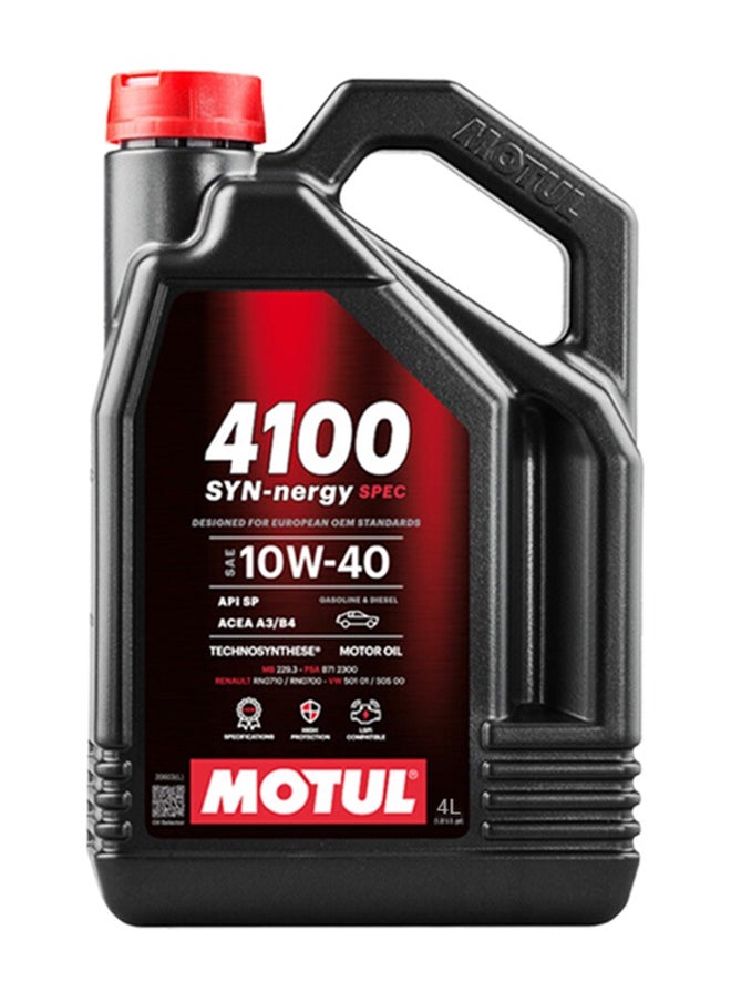 MOTUL - Motul 4100 SYN-nergy SPEC 10W40 4L - Image 1
