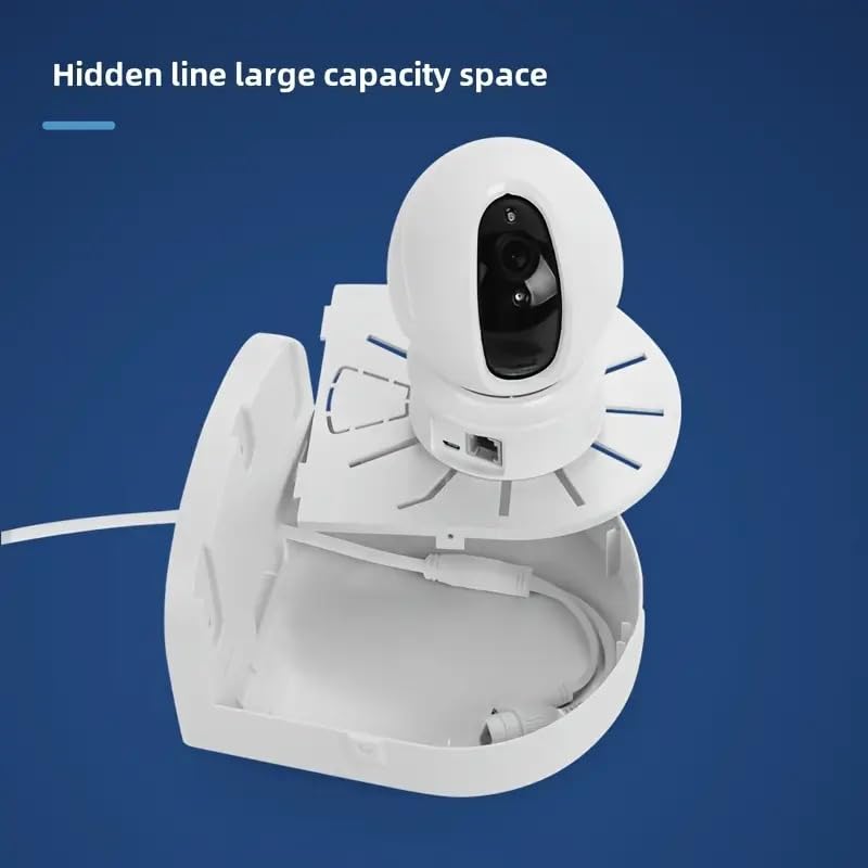 Bectro حامل/قاعدة تركيب من نوع L لكاميرات CCTV من PVC مع قاعدة 6 بوصات للاستخدام الداخلي والخارجي، متوافق مع كاميرات بدقة من 1MP إلى 12MP (كبيرة) - Image 3