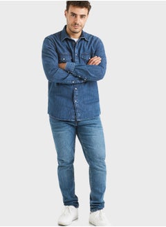 Celio Denim Morden Fit Shirt  - Image 3