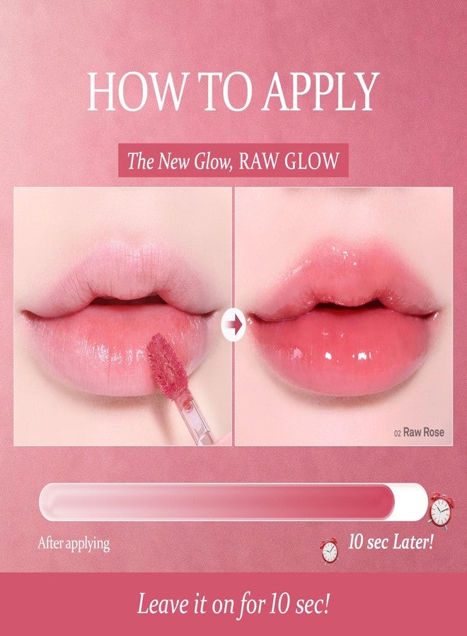 هينس رو جلو جل تينت - ملمع شفاه لامع وندي، غير لزج ويدوم طويلاً لإطلالة طبيعية متألقة، أحمر شفاه سائل مرطب، نباتي، 0.13 أونصة سائلة (راو كوكو، 14) - Image 5