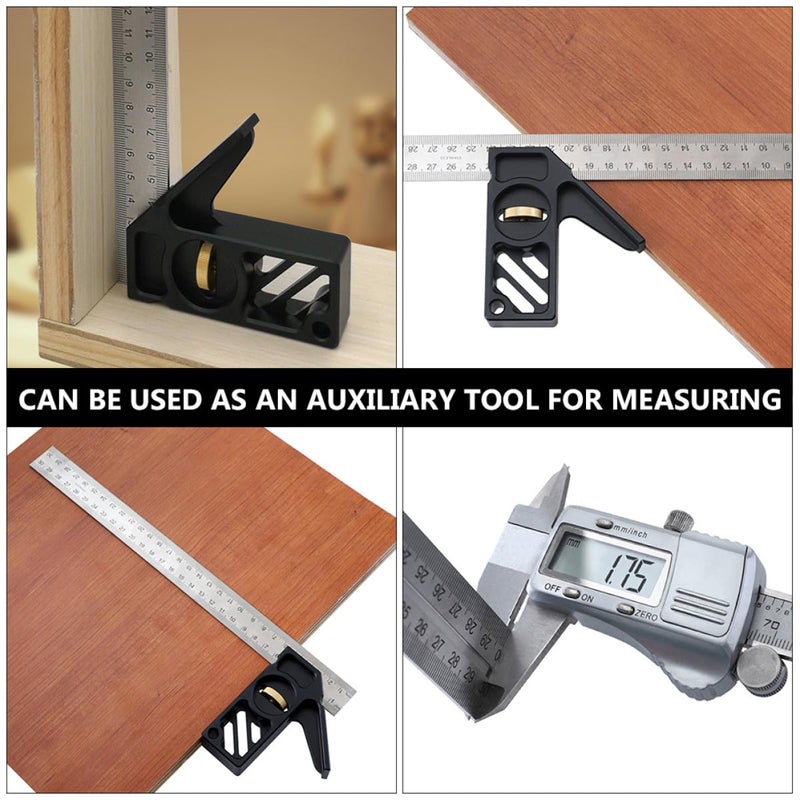 Beavorty Framing Square Combo Ruler Carpentry Tool 45° 90° Woodworking Angle Measuring Ruler for Carpenters and Woodworkers - Image 3
