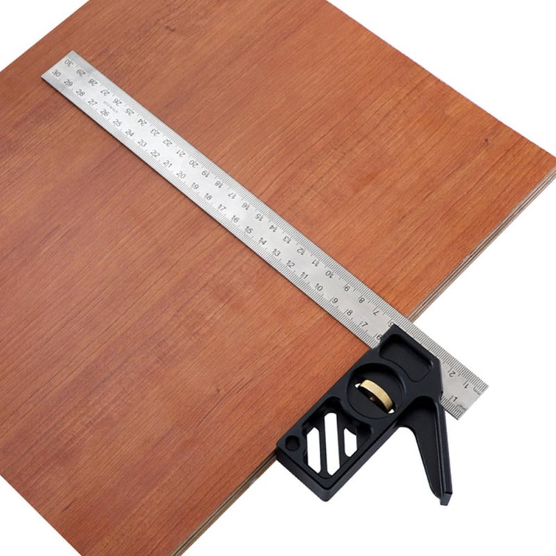 Beavorty Framing Square Combo Ruler Carpentry Tool 45° 90° Woodworking Angle Measuring Ruler for Carpenters and Woodworkers - Image 4