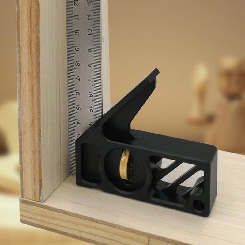 Beavorty Framing Square Combo Ruler Carpentry Tool 45° 90° Woodworking Angle Measuring Ruler for Carpenters and Woodworkers - Image 5