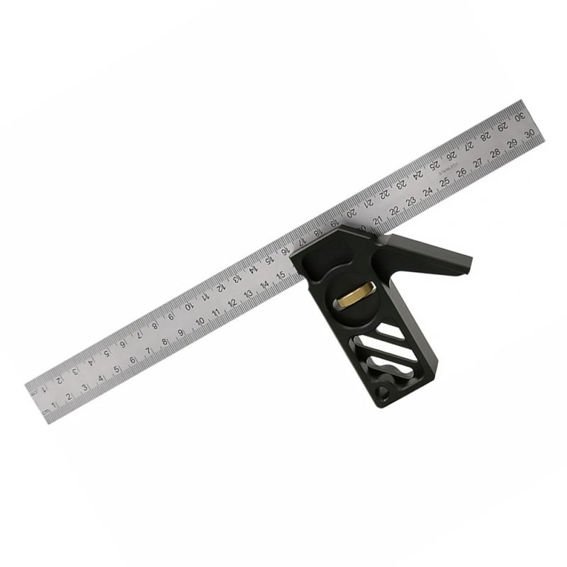 Beavorty Framing Square Combo Ruler Carpentry Tool 45° 90° Woodworking Angle Measuring Ruler for Carpenters and Woodworkers - Image 1