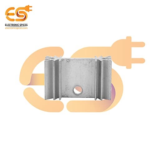 Electronicspices Electronic Spices Aluminum Heatsink for Ic or Mosfet or Transistor or Scr Pack of 10pcs - Image 2