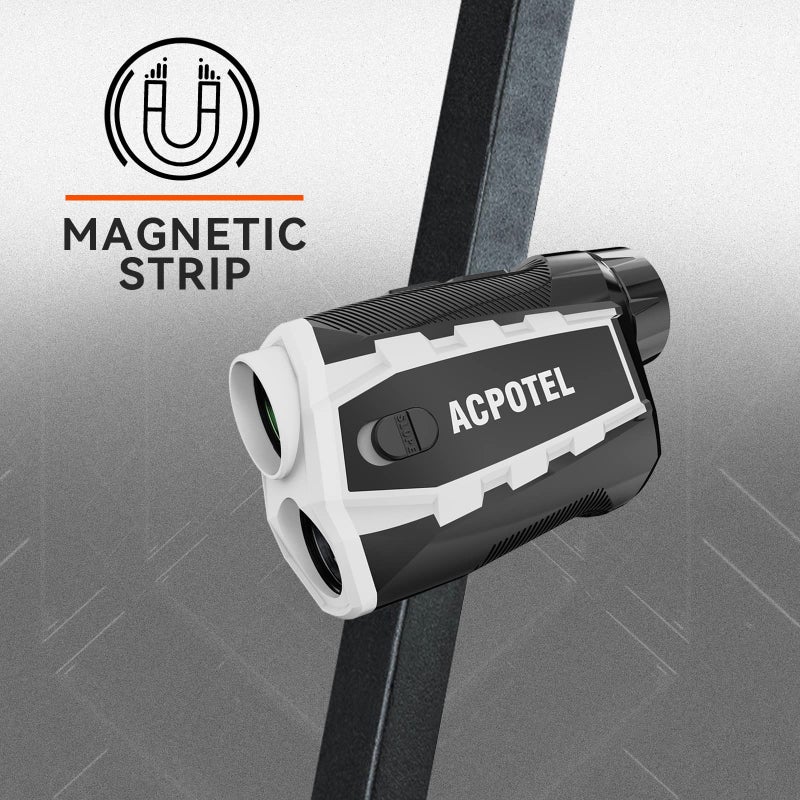 ACPOTEL Range Finder with Magnetic Golf Rangefinder Slope Switch with Yard/M Range Finder Golf with Scanning, Golf Rangefinder Fast Flag-Lock with Vibration, Type-C Charging (Magnetic+) - Image 5