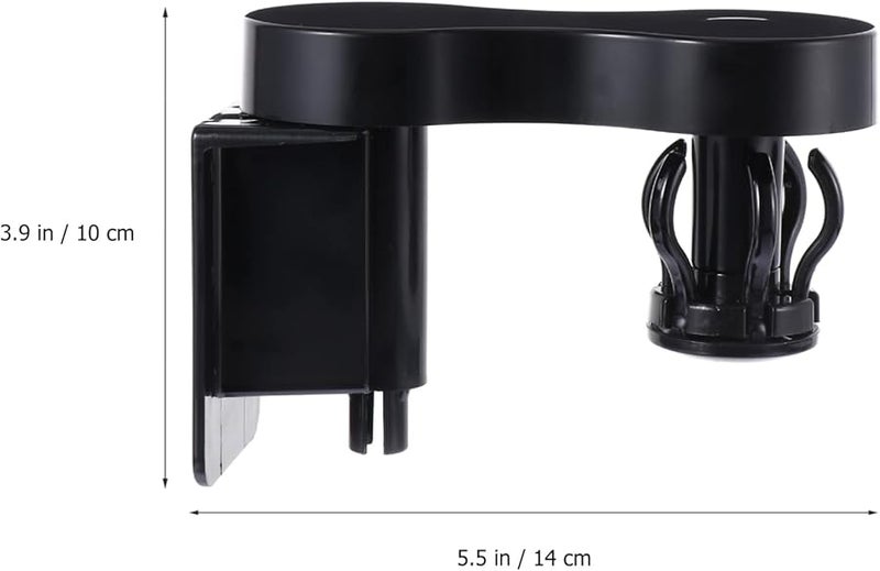 Tehaux Rotating Wall Mounted Kitchen Organizer No Drill Installation Compact Rack - Image 4