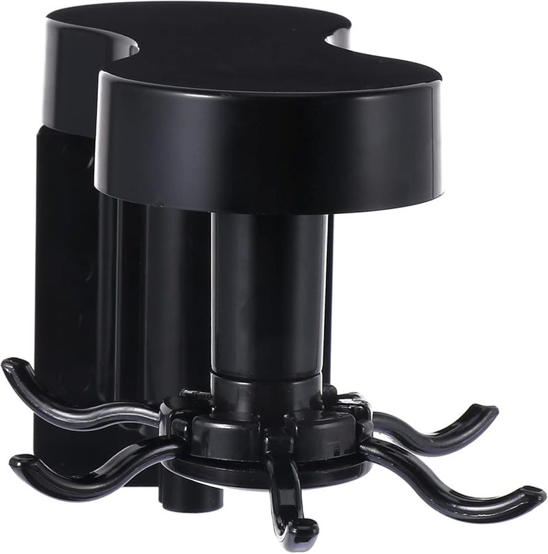 Tehaux Rotating Wall Mounted Kitchen Organizer No Drill Installation Compact Rack - Image 3