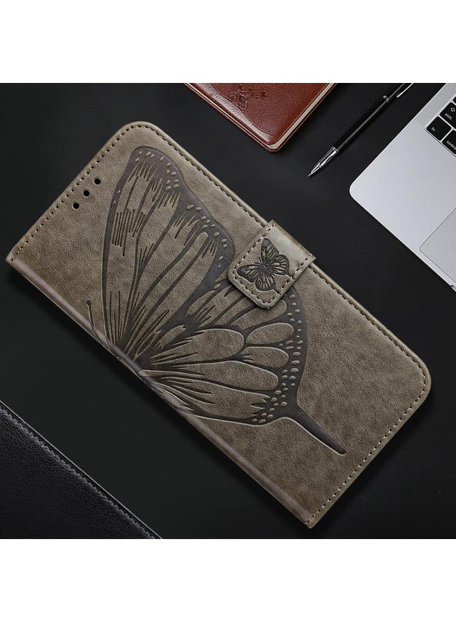 اس-توب جراب هاتف BLU View 5 من الجلد المنقوش بنقشة الفراشة - Image 2