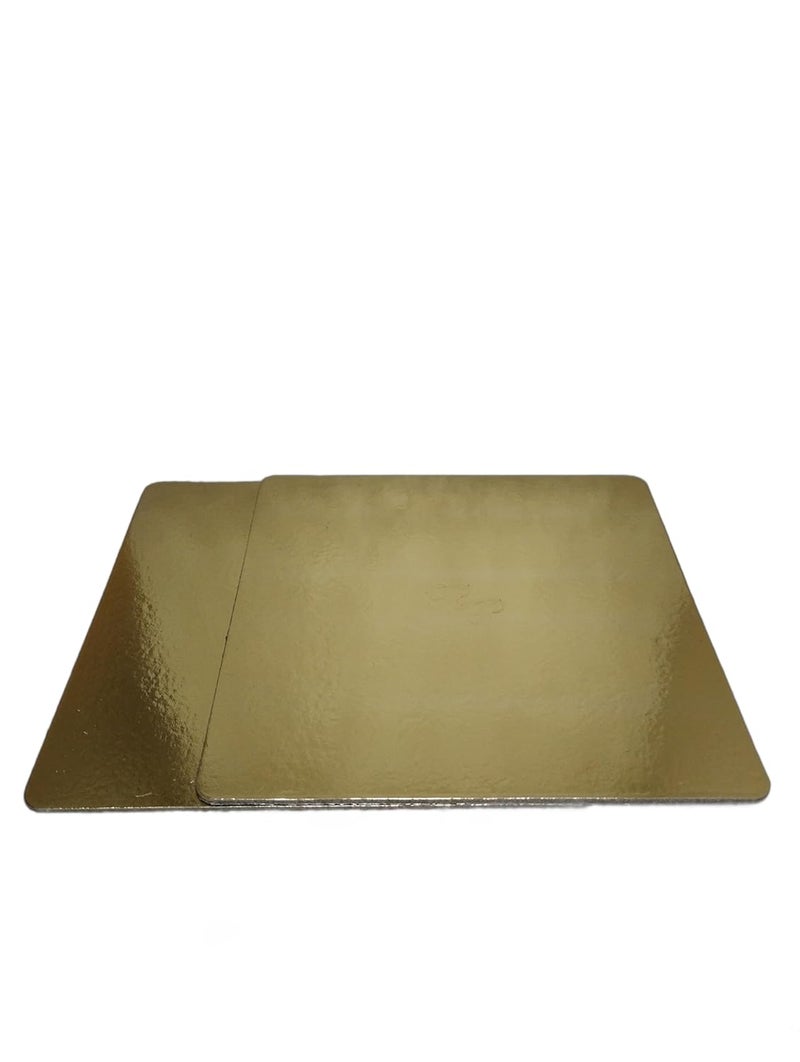 Baekence Baekence Cake Base 8 inch Square Card Board Cake Base Pack of 100 pcs - Image 3