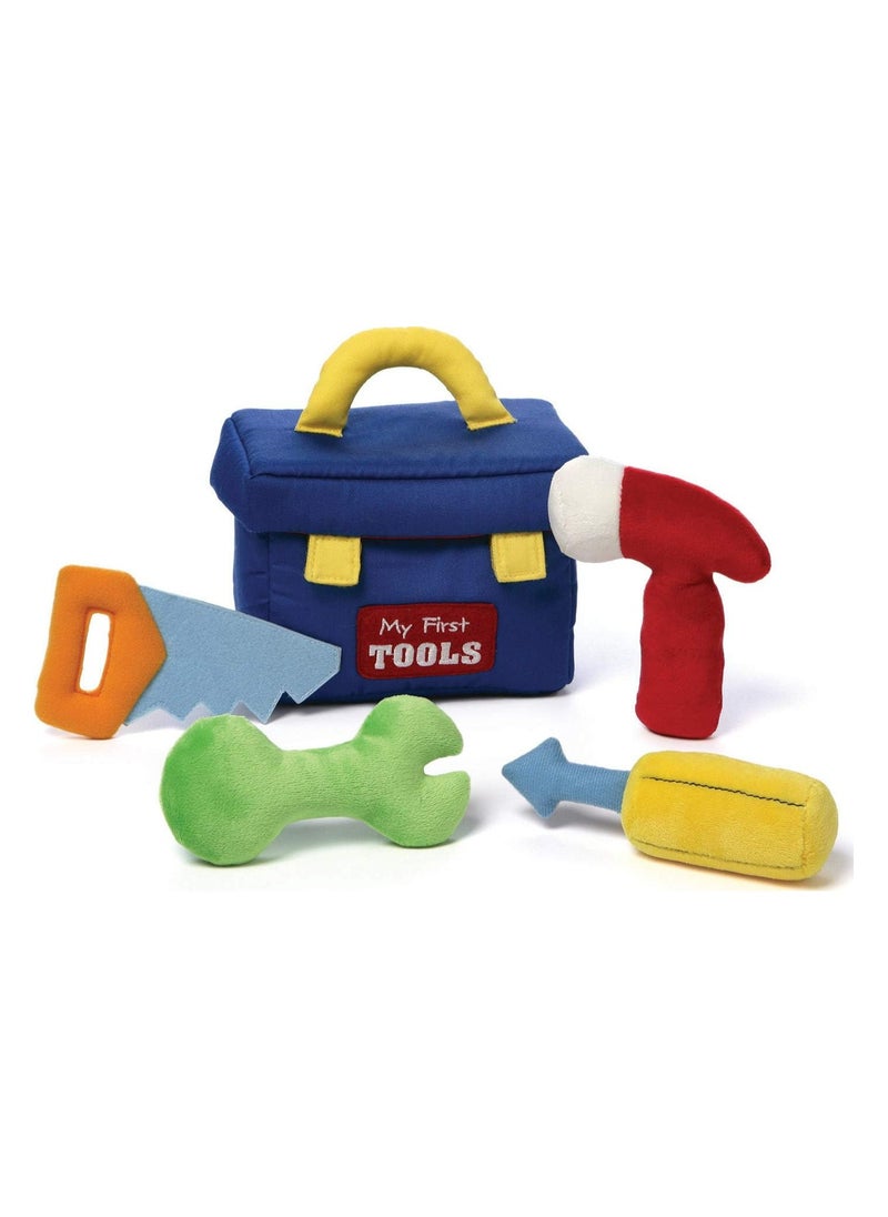 GUND Baby GUND My First Toolbox Stuffed Plush Playset, 5 pieces 