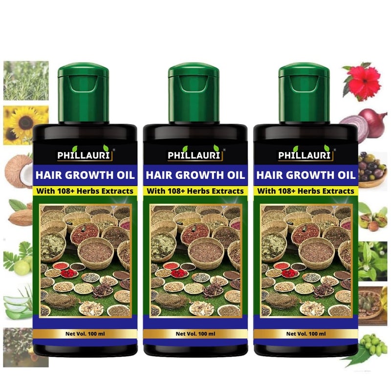 Phillauri Herbs Hair Oil Hair Oil For Hair Hair Oil Original Hair Oil for Dandruff Control Herbs Oil hair oil for dry scalp 300 ML - Image 1