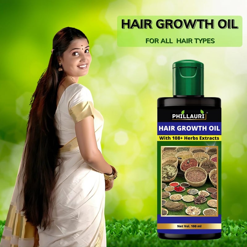Phillauri Herbs Hair Oil Hair Oil For Hair Hair Oil Original Hair Oil for Dandruff Control Herbs Oil hair oil for dry scalp 300 ML - Image 5