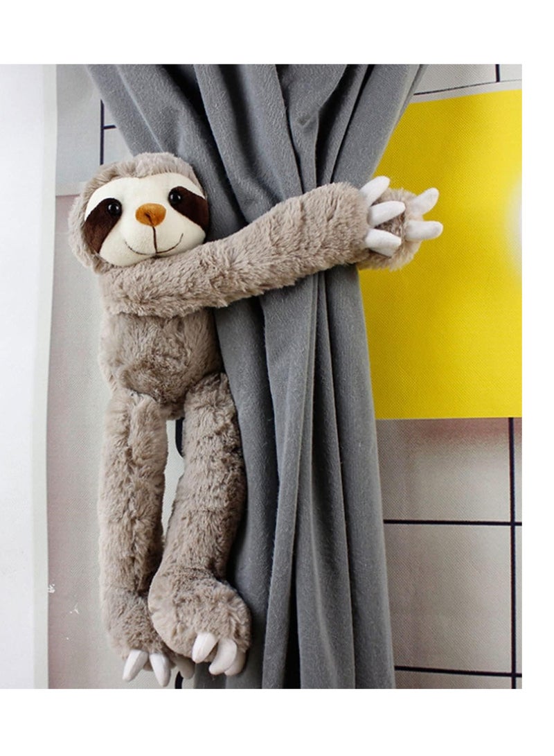 Raxoom Brown Hanging Sloth, 2Pack Stuffed Animal Ultra Soft Plush Hands and Feet Connect Realistic Design Great Gift or Prize for Teens Adults Gifts Decors - Image 5