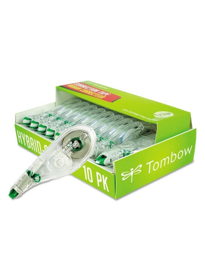 Tombow Tombow 68721 MONO Hybrid Correction Tape, 10-Pack. Easy To Use Applicator for Instant Corrections  - Image 1