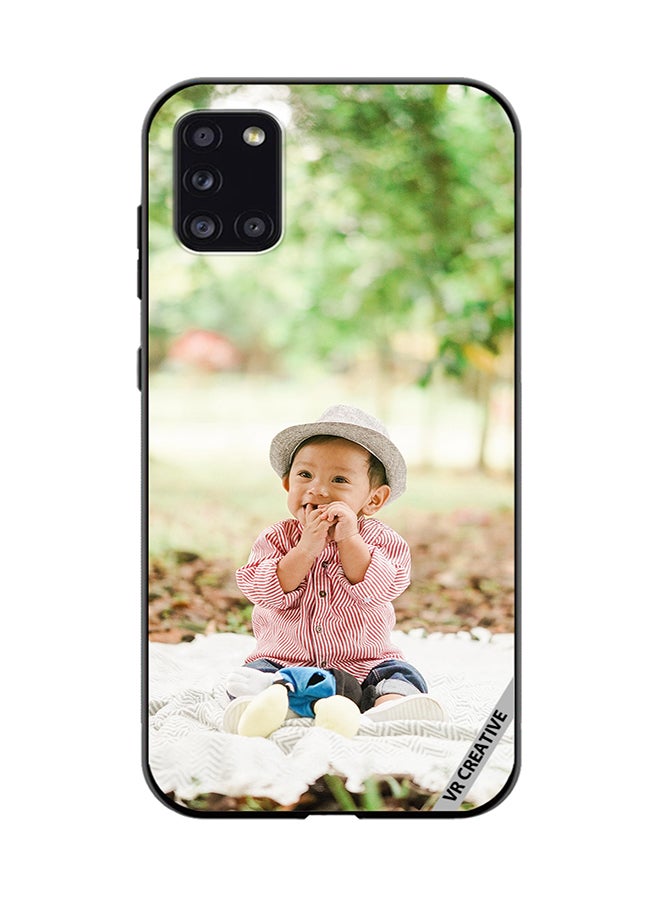 VR CREATIVE Protective Case Cover For Samsung Galaxy A31 Smiley Baby Design Multicolour - Image 1