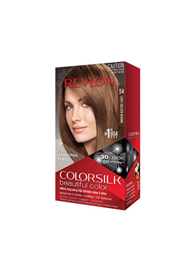 Revlon Colorsilk Haircolor Light Golden Brown Pack of 3 - Image 4