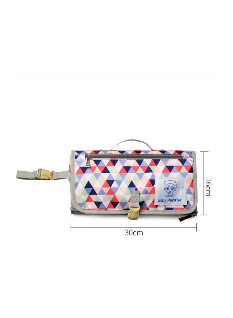 Portable Diaper Changing Pad Portable Baby Changing Pad with Pockets Waterproof Travel Diaper Changing Station Kit Baby Gifts - Image 4