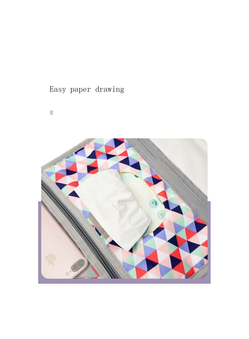 Portable Diaper Changing Pad Portable Baby Changing Pad with Pockets Waterproof Travel Diaper Changing Station Kit Baby Gifts - Image 2