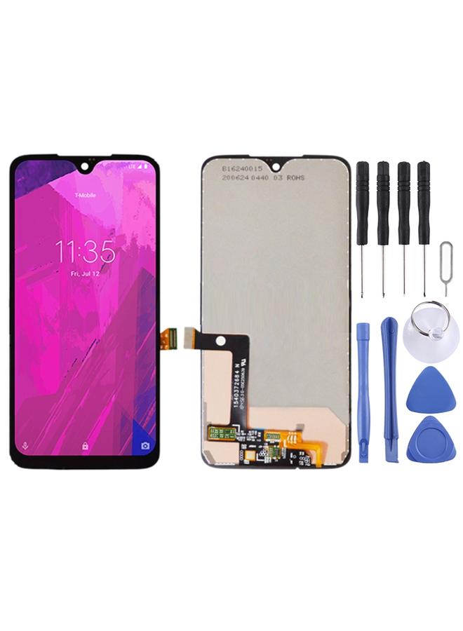 Replacement LCD Screen and Digitizer Full Assembly for T-Mobile Revvlry Plus xt1965-t Black - Image 1