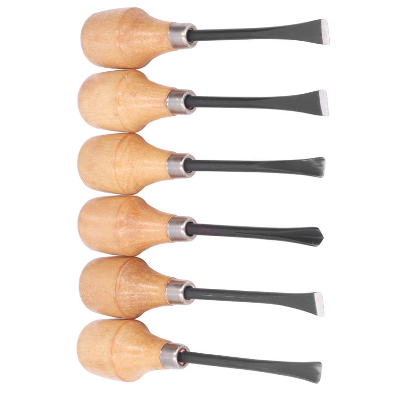 Wood Carving Chisel Set Kit Sculpture Hand Tools Hemispherical Handle DIY Art Craft Accessories - Image 2