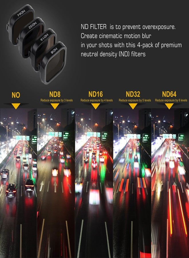 GEPULY 6-Pack ND Filter Lens Set for GoPro Hero 13 Black, ND8, ND16, ND32, ND64, Light Red, Magenta Filters, Snorkel Filter, Neutral Density Circular Polarizer, Protective for Color Correction - Image 4