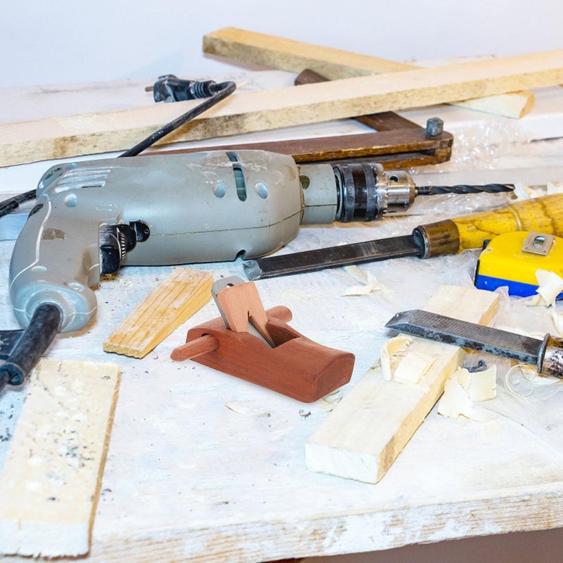 Mini Woodworking Planer Hand Trimming Plane Lightweight Flat Bottom Tool For Smooth Surface Chamfering Edge Carving - Image 4