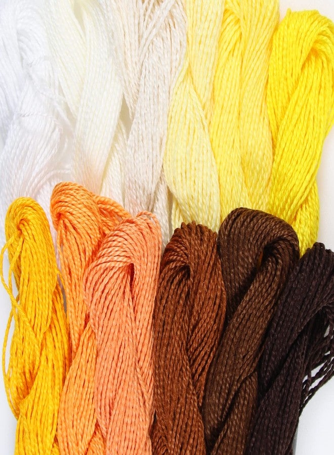 KCS 25 M/Skein Mercerized Pearl Cotton Crochet Needlepoint Thread,Size 5, 12 skeins,Mixed Color 06 - Image 5