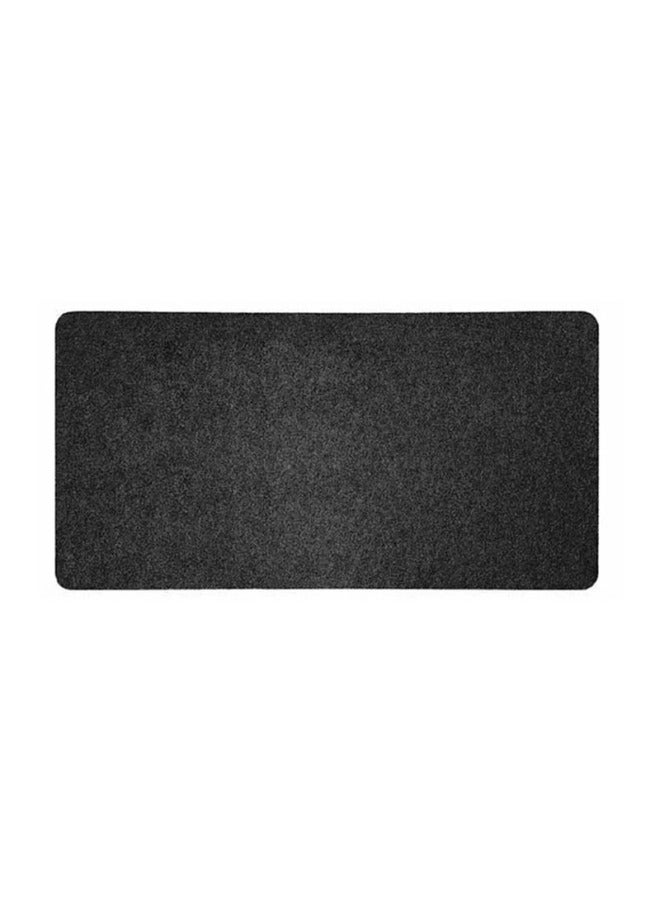 Extra Large Felt Mouse Pad Computer Office Workstation Study Desk Cloth Classy Game E-sports Anti-slip Desk Pad-Pattern:Black Gray+1600x600mm+3mm