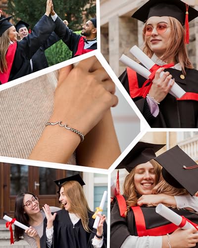 Tarsus Graduation Gifts for Her 2025, Graduation Bracelets 8th Grade Girls High School Middle School College Masters Degree for Women Cool Gifts for Graduates Jewelry - Image 4